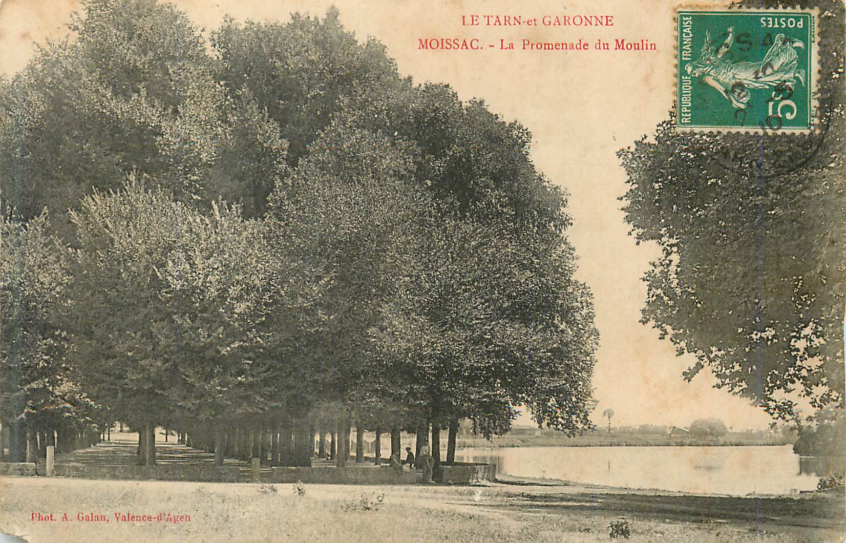 CPA Le Tarn et Garonne Moissac La Promenade du Moulin