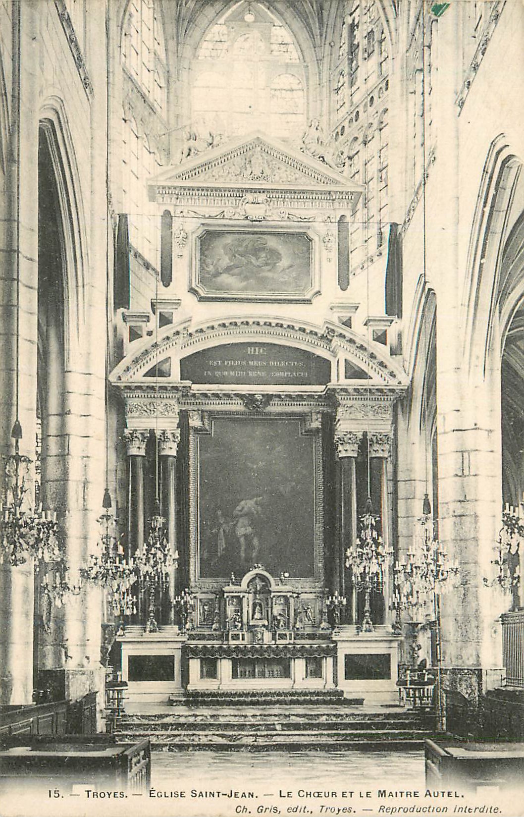 Troyes — Church of Saint-John — The Choir and the Altarpiece