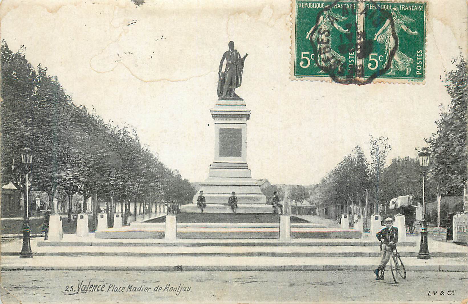 CPA Valence Place Madier de Mantjau