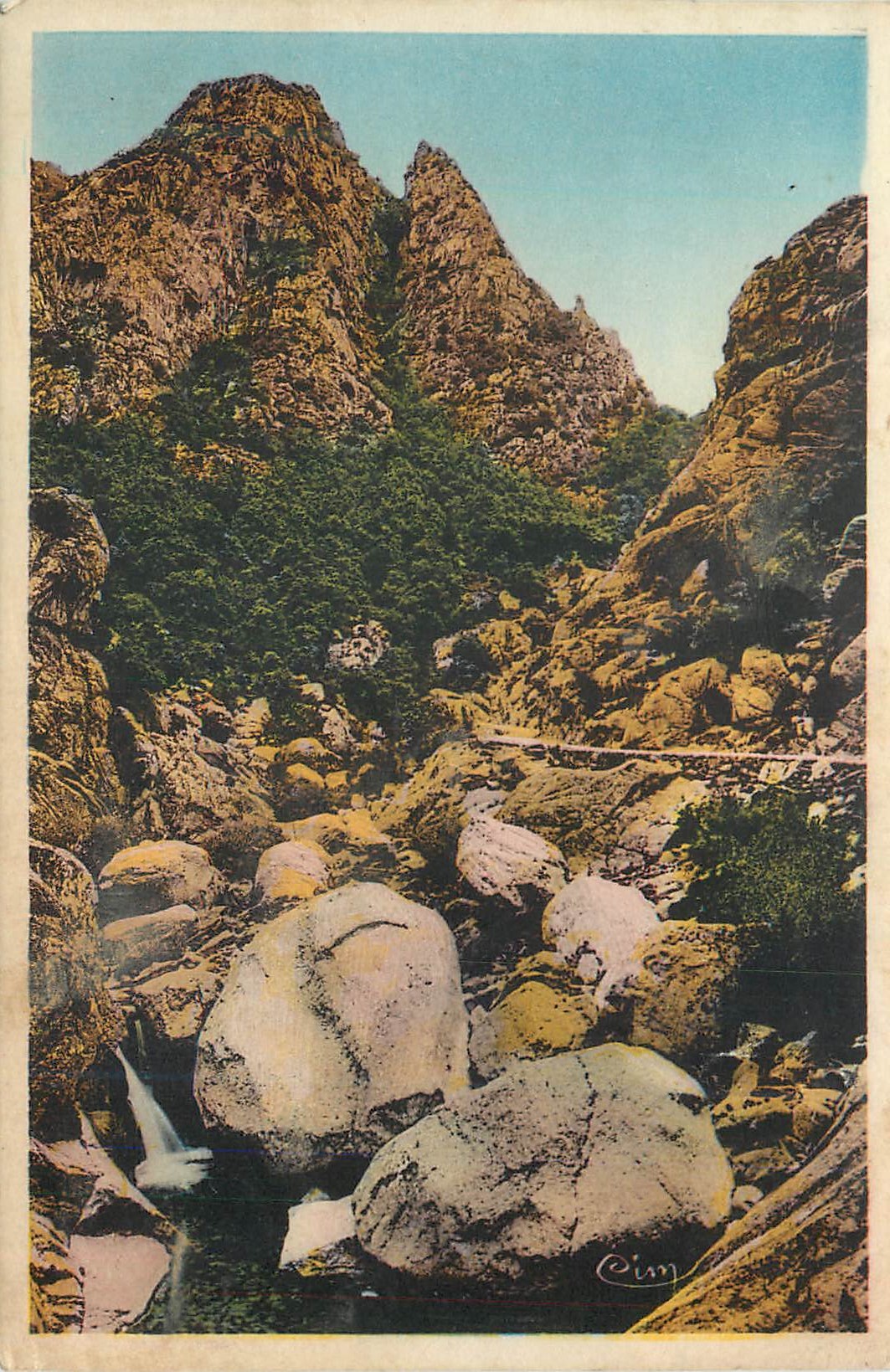 CPA Environs de Lamalou les Bains (Herault) Les Gorges d'Heric