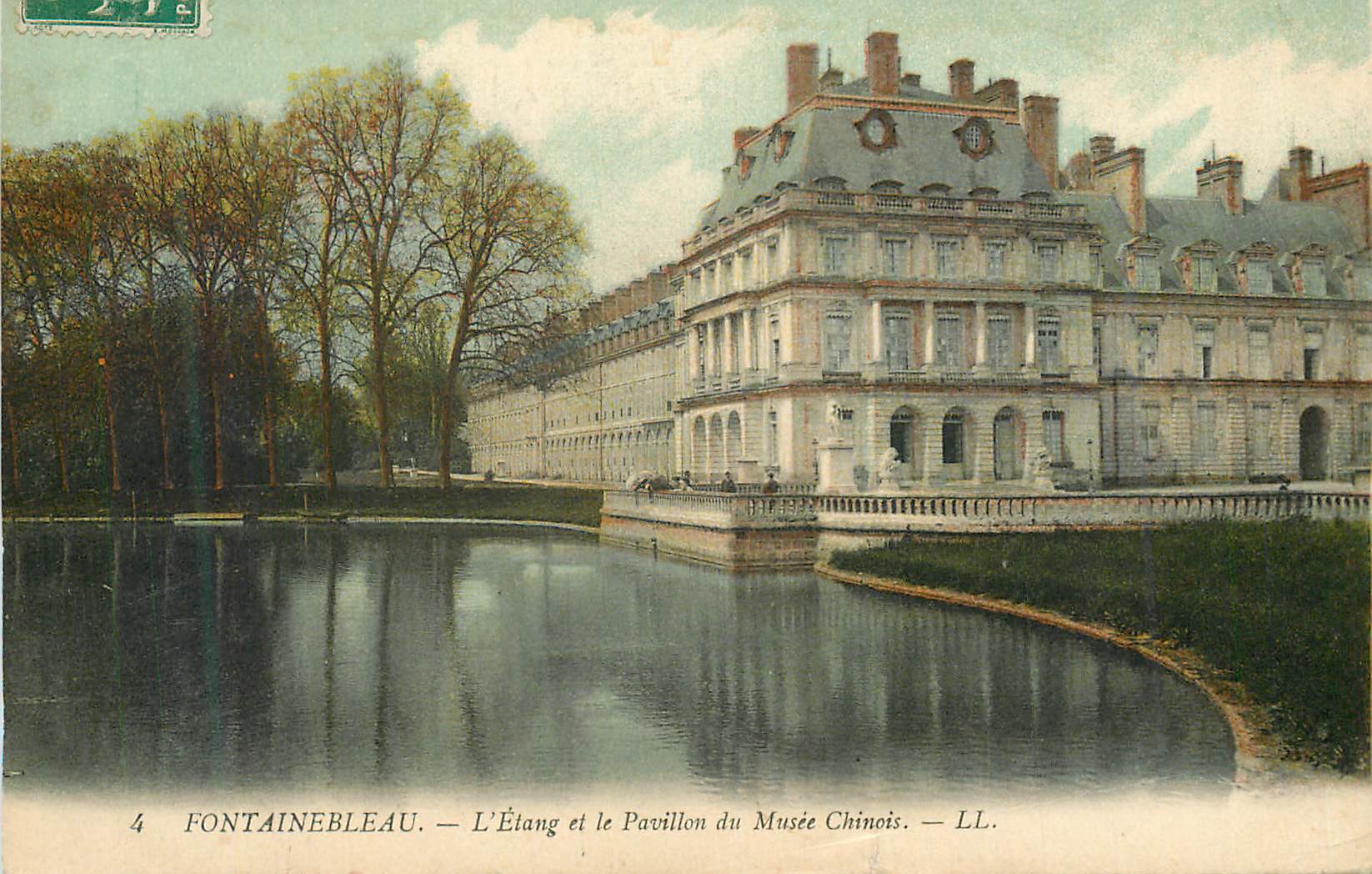 Fontainebleau — L'Étang et le Pavillon du Musée Chinois — LL.