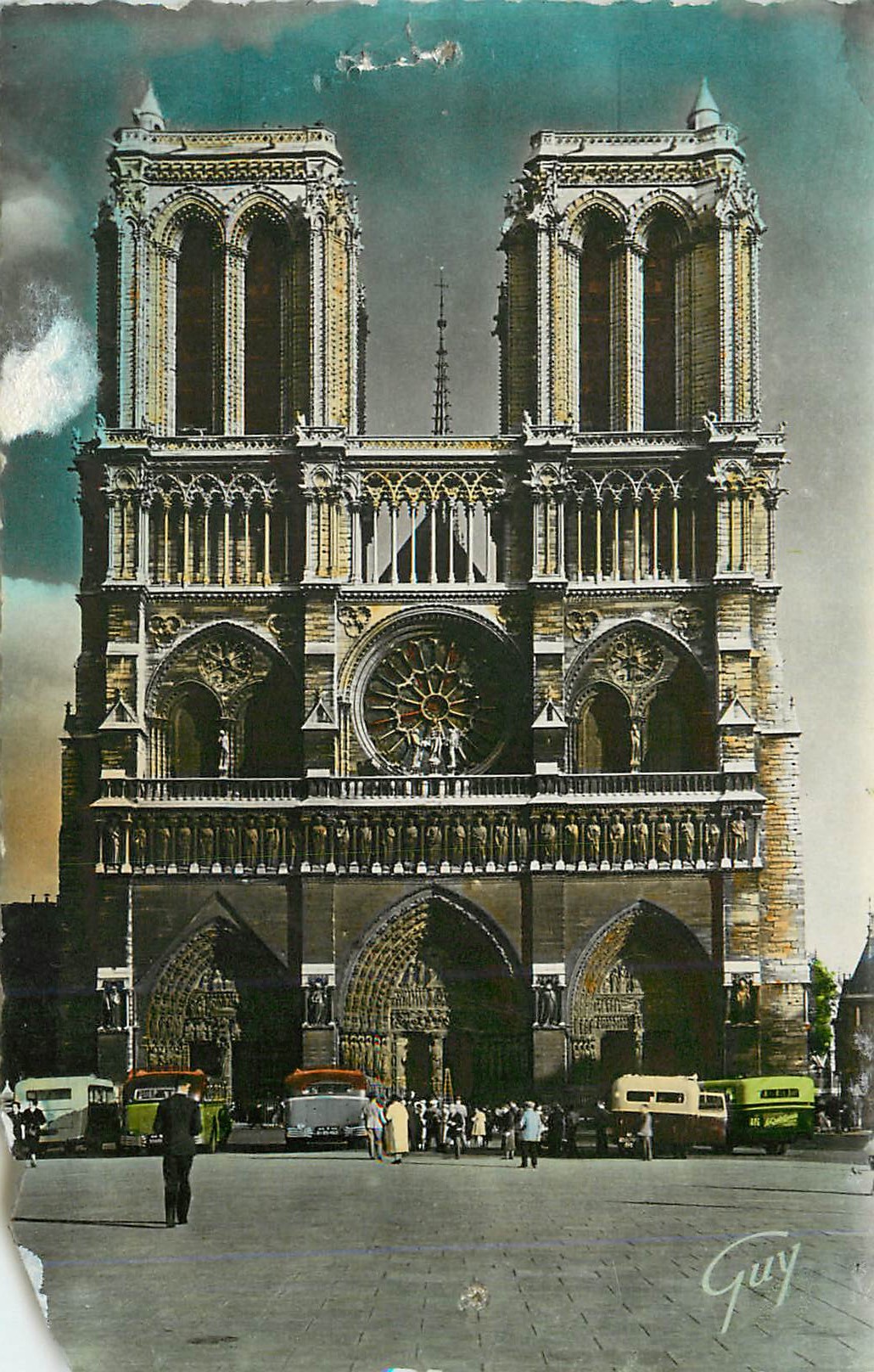 CPM Paris et ses Merveilles Facade de la Cathedrale Notre Dame