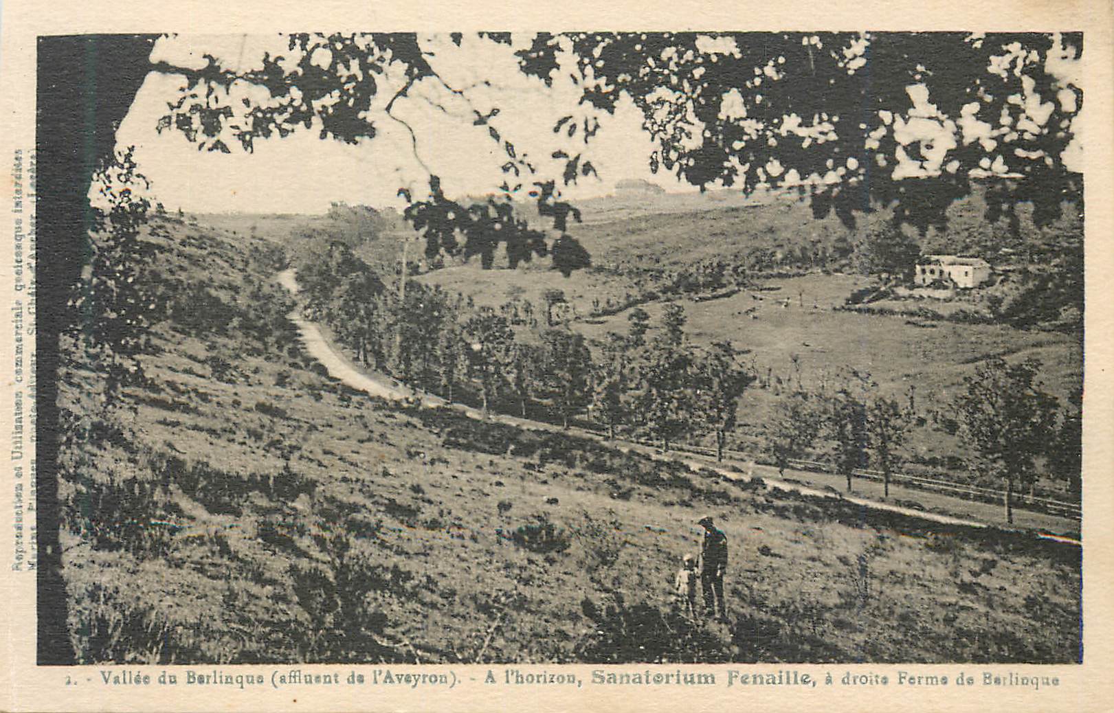 CPA Vallee du Barlinque (L'Aveyron) A L'Horizon Sanatorium Fenaille
