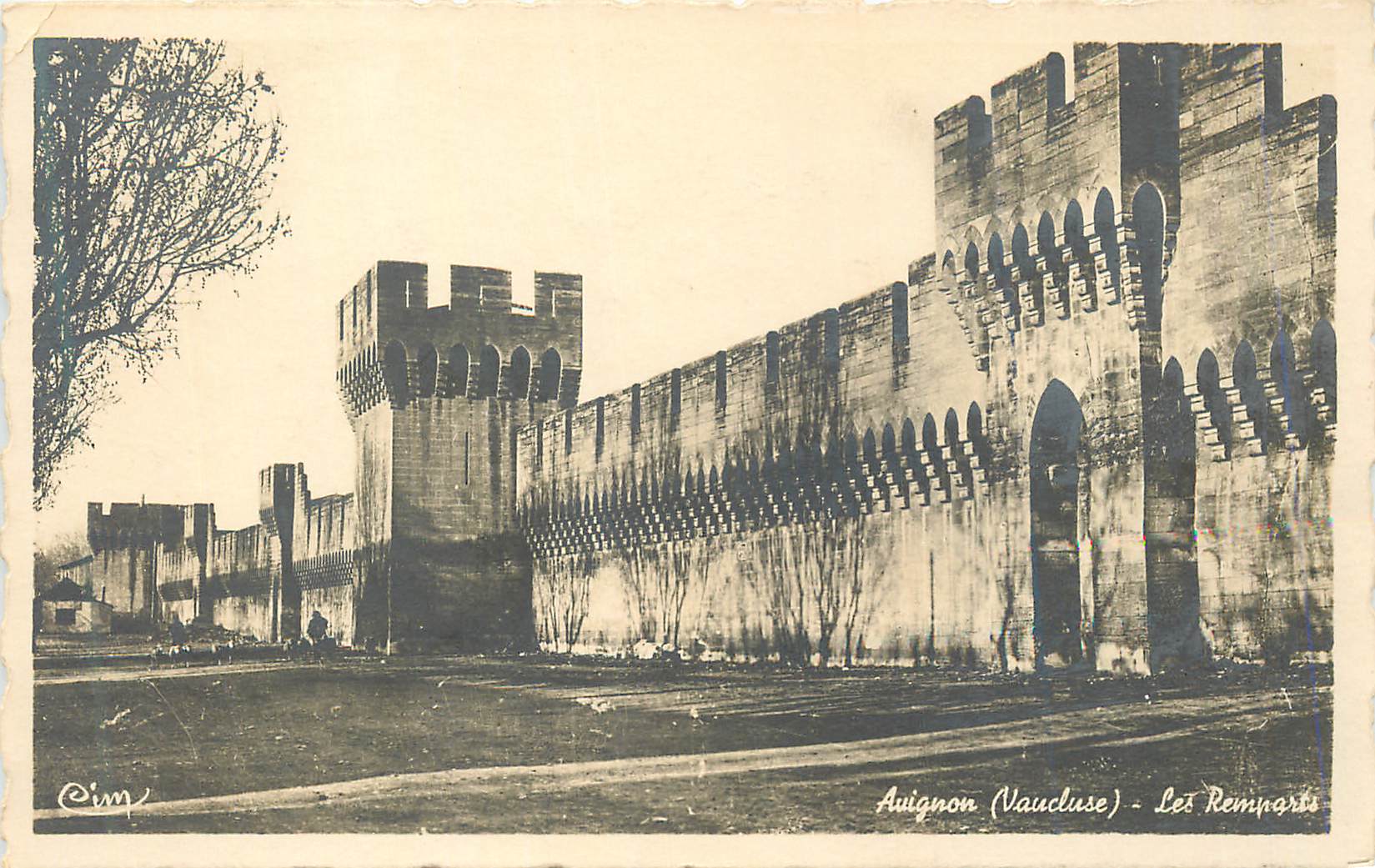CPA Avignon (Vaucluse) Les Remparts