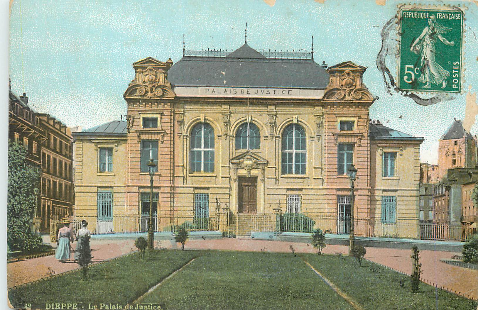 CPA Dieppe Le Palais de Justice