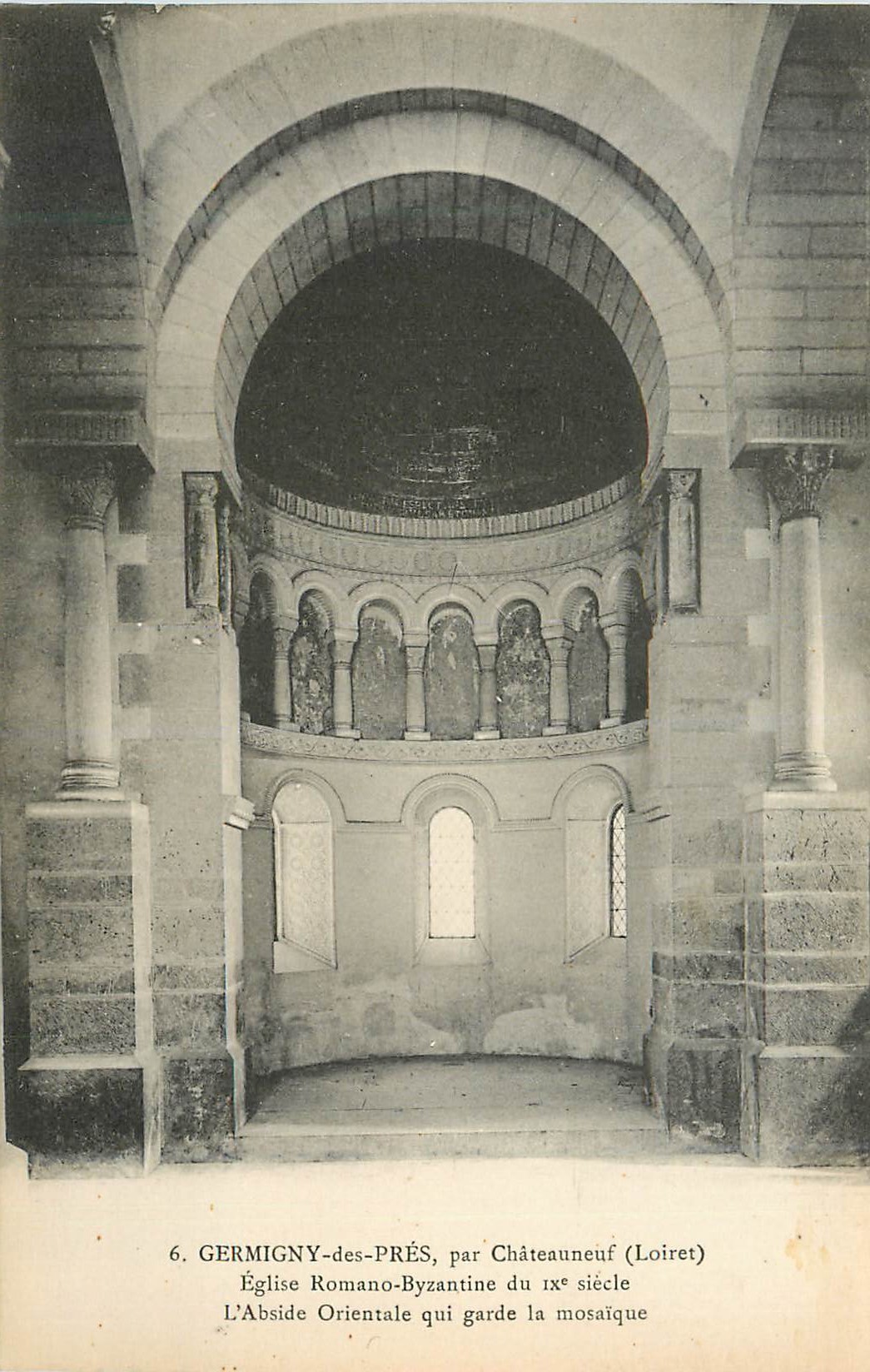 CPA Germigny des pres par Chateauneuf (Loiret) Eglise Romano Byzantine du IXe Siecle