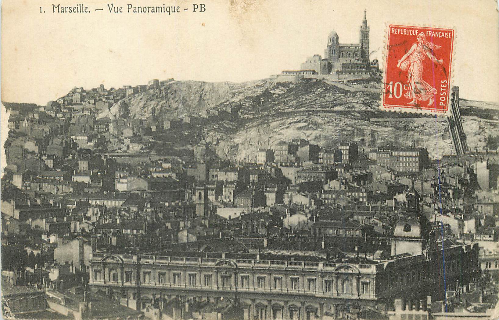 CPA Marseille Vue Panoramique