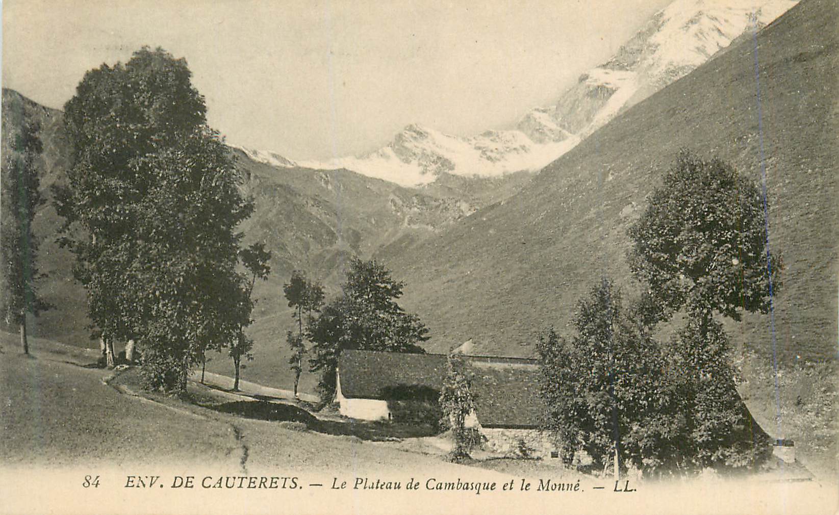 CPA Env de Cauterets le Plateau de Cambasque et le Monne
