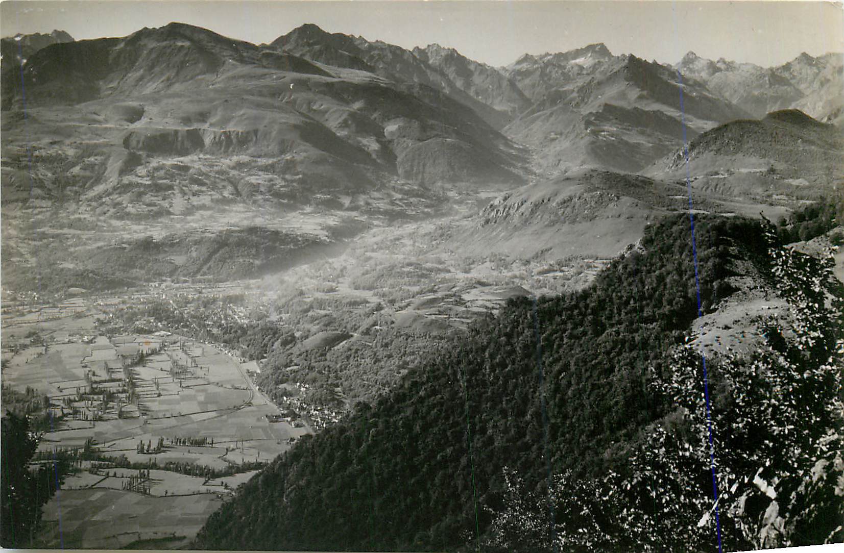 CPM Lourdes Les sommets pyreneens vus du Pibeste