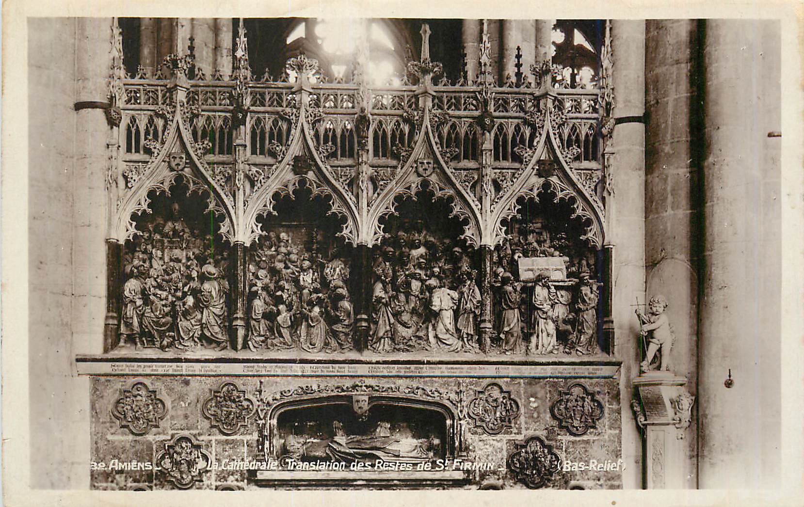 CPM Amiens La Cathedrale Translation des Restes de Ts Firmin