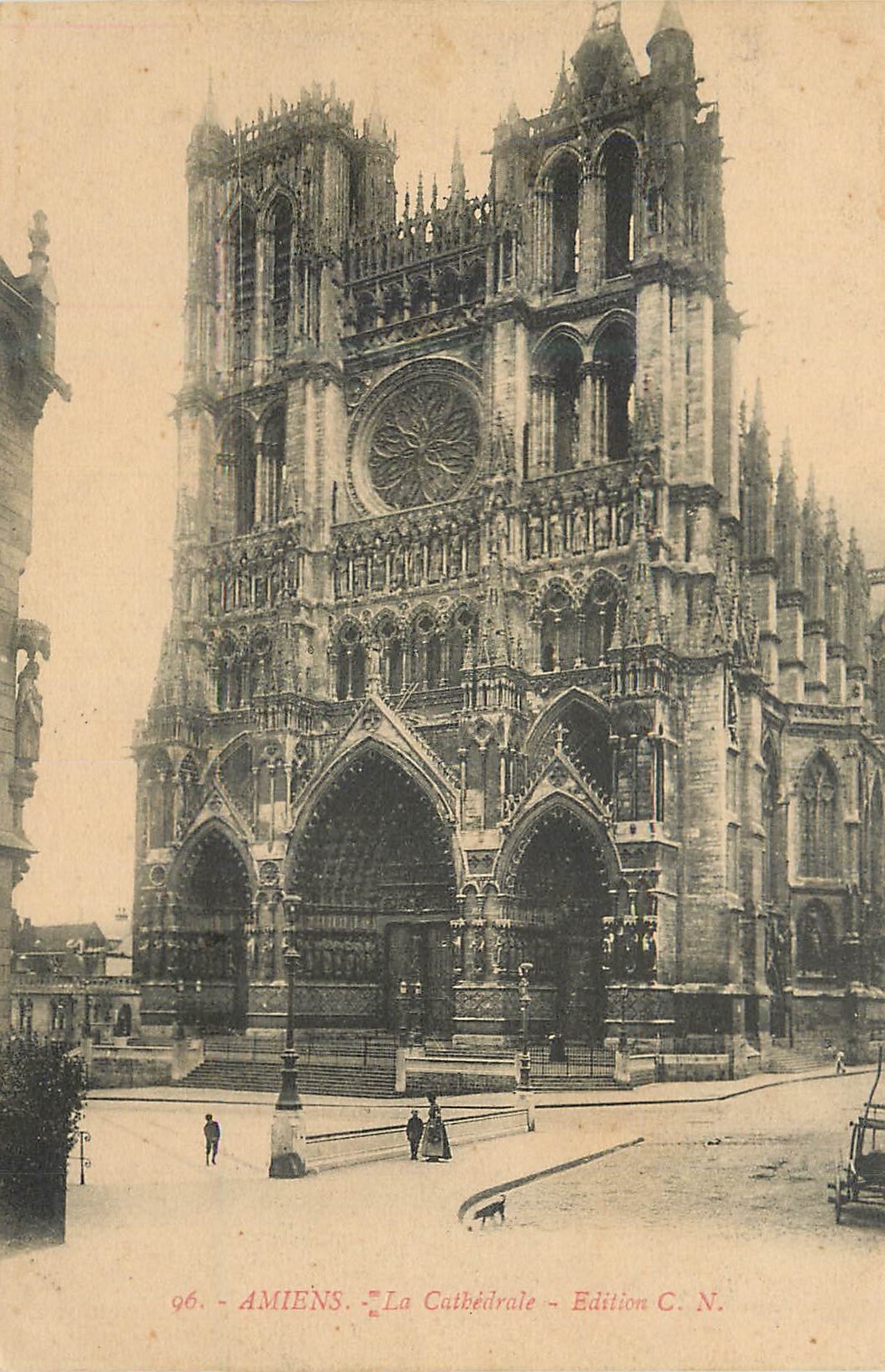 CPA Amiens La Cathedrale