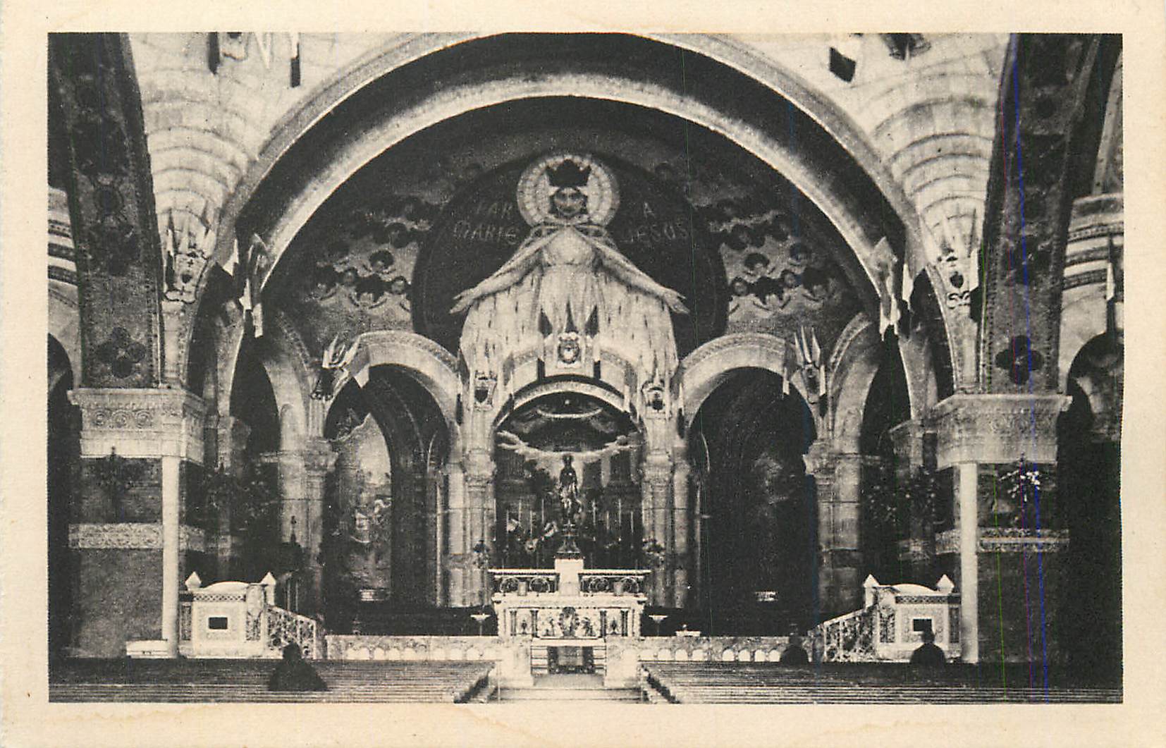 CPA Lourdes Eglise du Rosaire Le Maitre Autel