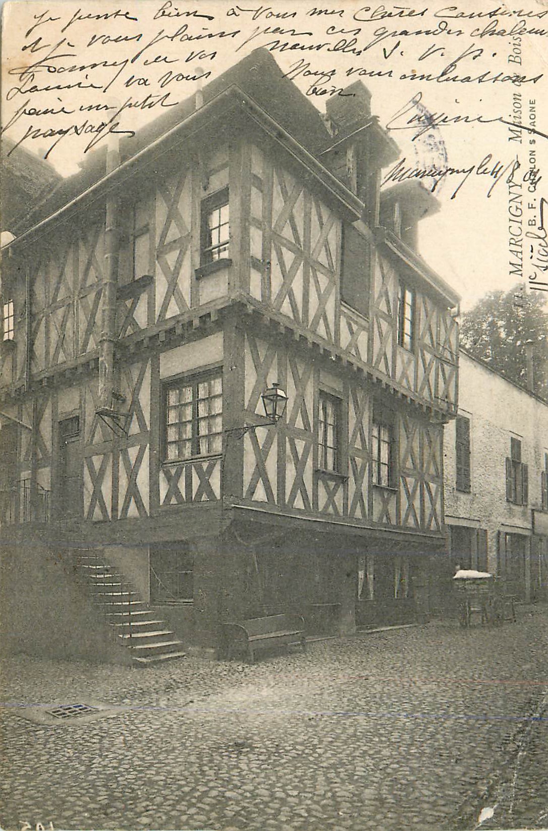 CPA Marcigny Maison a Bois