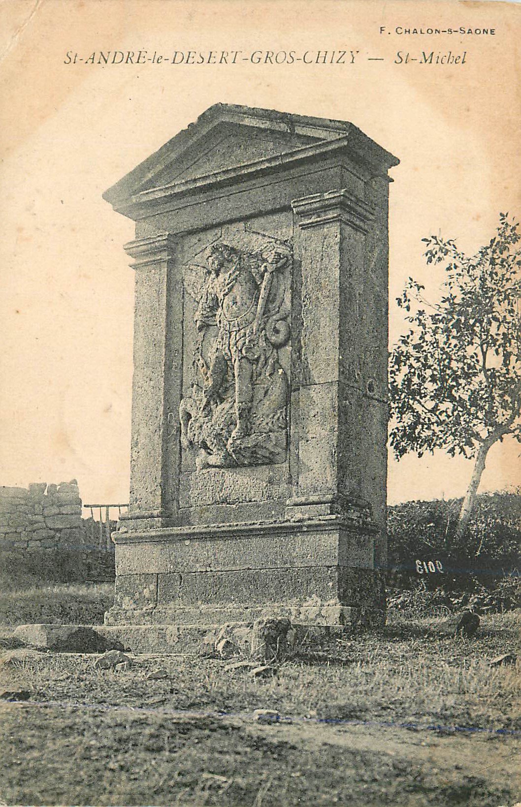 CPA St Andre le Desert Gros Chizy St Michel