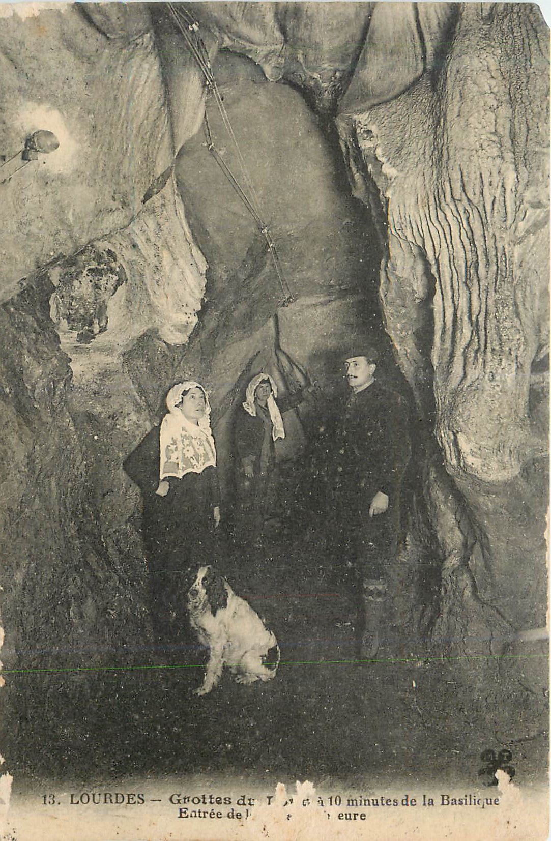 CPA Lourdes Grottes