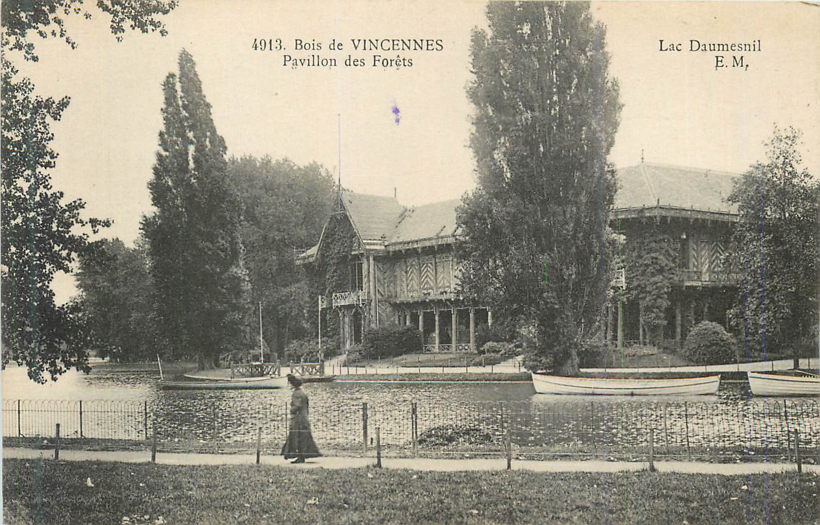 CPA Bois de Vincennes Pavillon des Forets Lac Daumesnil