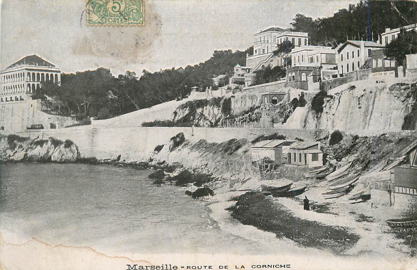 CPA Marseille Route de la Corniche
