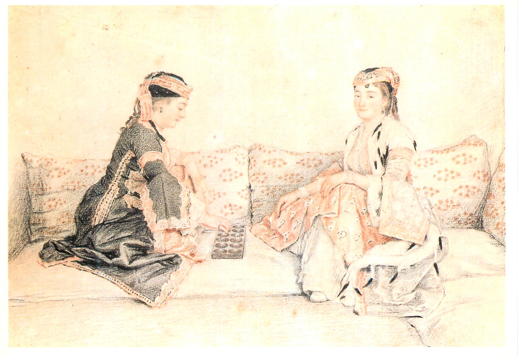 CPM Louvre Exposition Jean Etienne Liotard 1992 Deux Dames Grecques