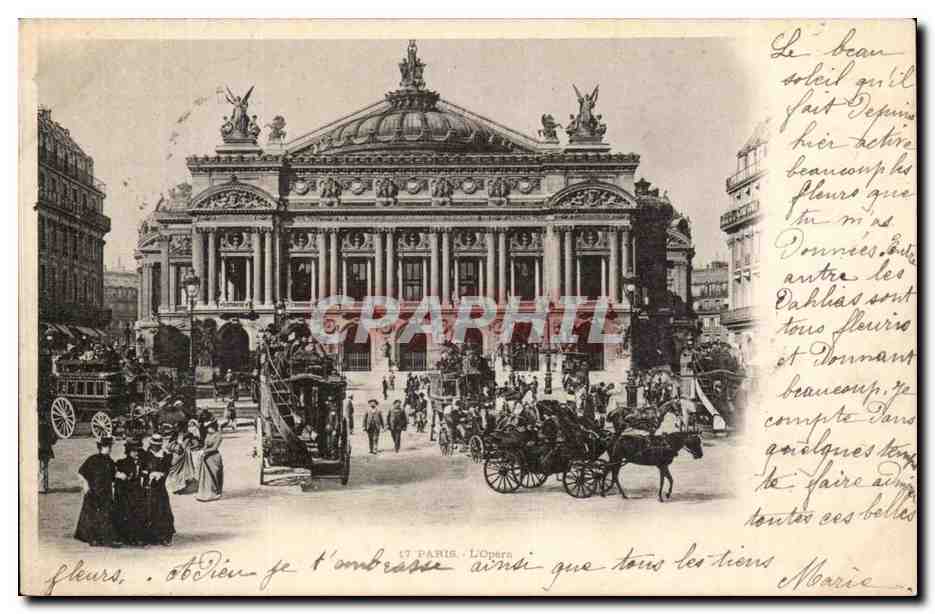 Paris CPA l'opera