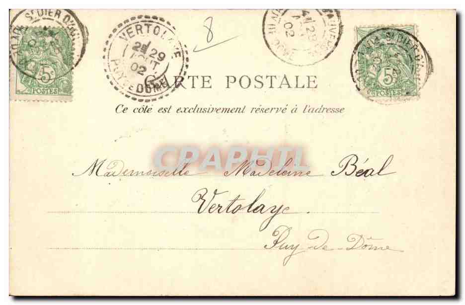 Paris CPA l'opera — Rückseite