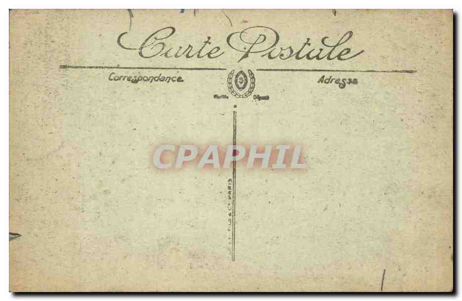 Versailles CPA Le parc du petit TRianon Pavillon francais — Verso