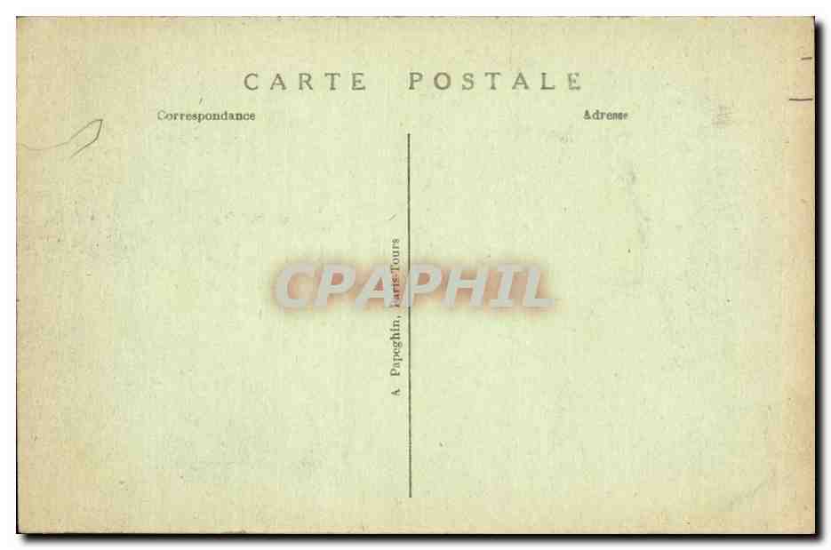 Versailles CPA Le parc du petit TRianon  — Verso