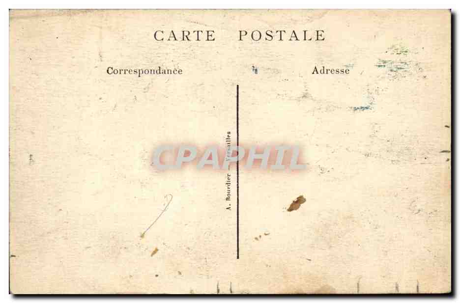Versailles CPA Temple de l'amour (parc du petit Trianon) — Verso