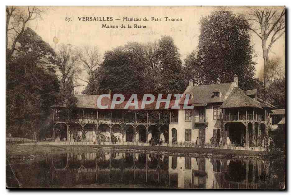 Versailles CPA Hameau du petit Trianon maison de la Reine