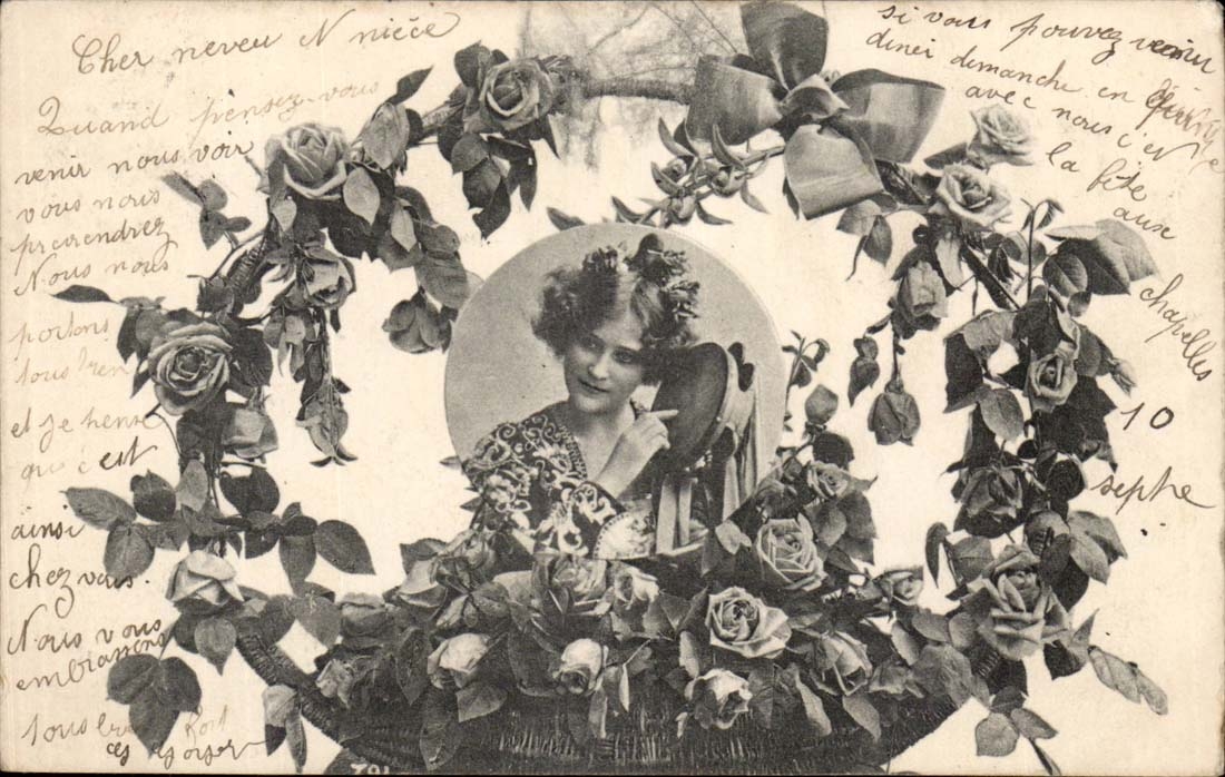 CPA Fantaisie Femme
