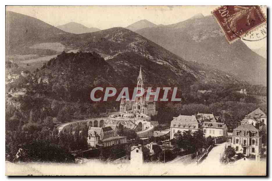 Lourdes CPA Basilique