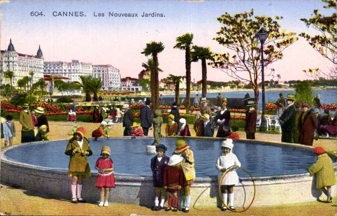 Cannes CPA Les nouveaux jardins