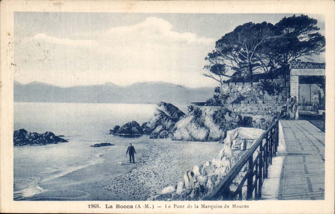 La Bocca CPA Le pont de la marquise de maures