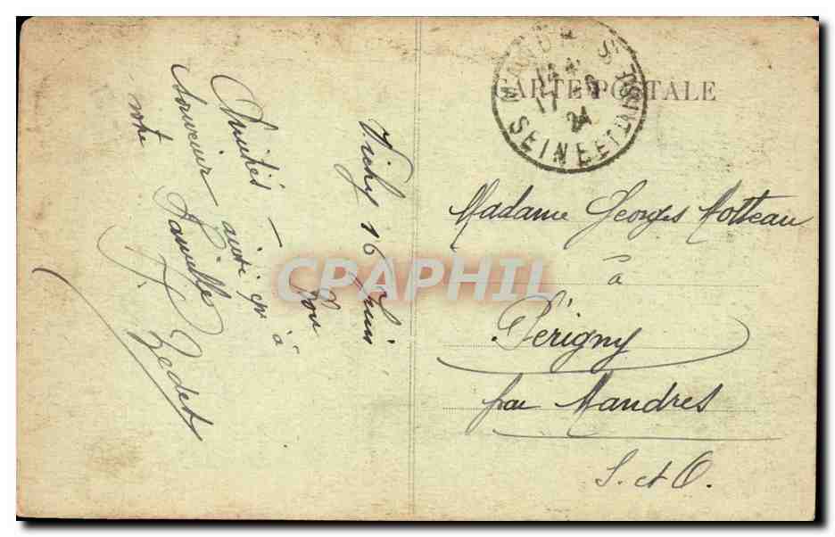 Vichy — Le Casino — Éditeur anonyme, n° 53 — Rückseite