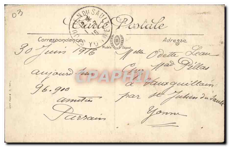 Vichy CPA Le casino — Back
