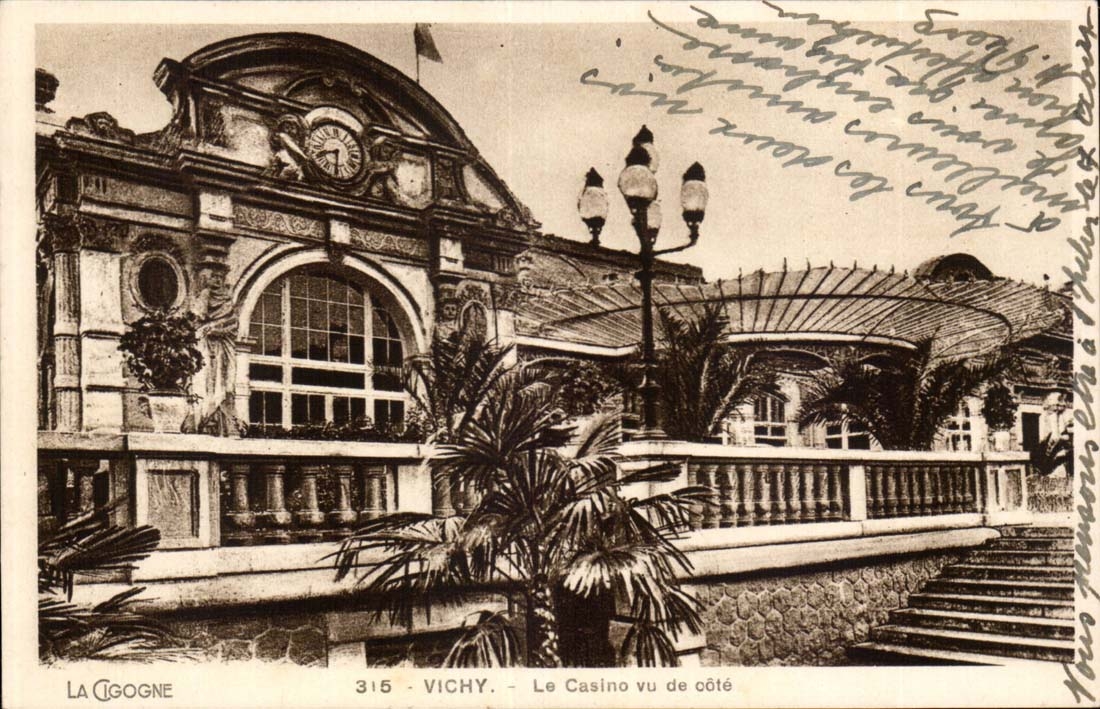Vichy - Le Casino vu de côté — La Cigogne, n° 315