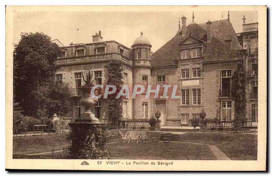 Vichy CPA Le pavillon de madame de Sevigne