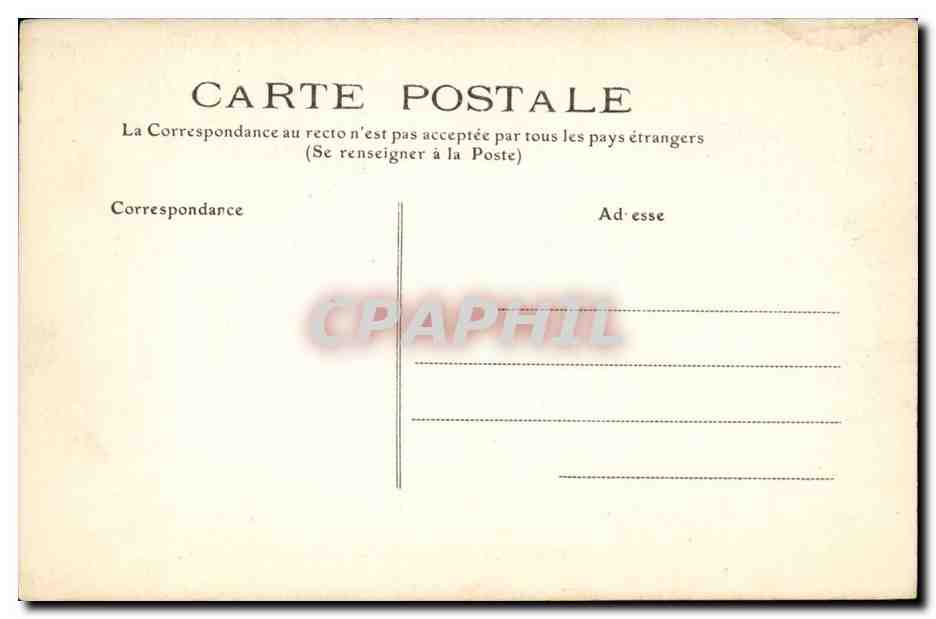 Vichy CPA Vue prise de la terrasse du casino — Verso