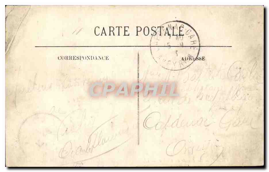Vichy CPA La facade du casino — Verso