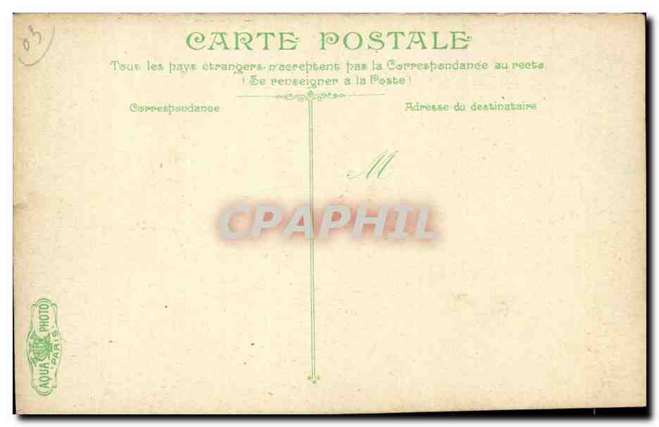 Vichy CPA Les galeries couvertes — Rückseite