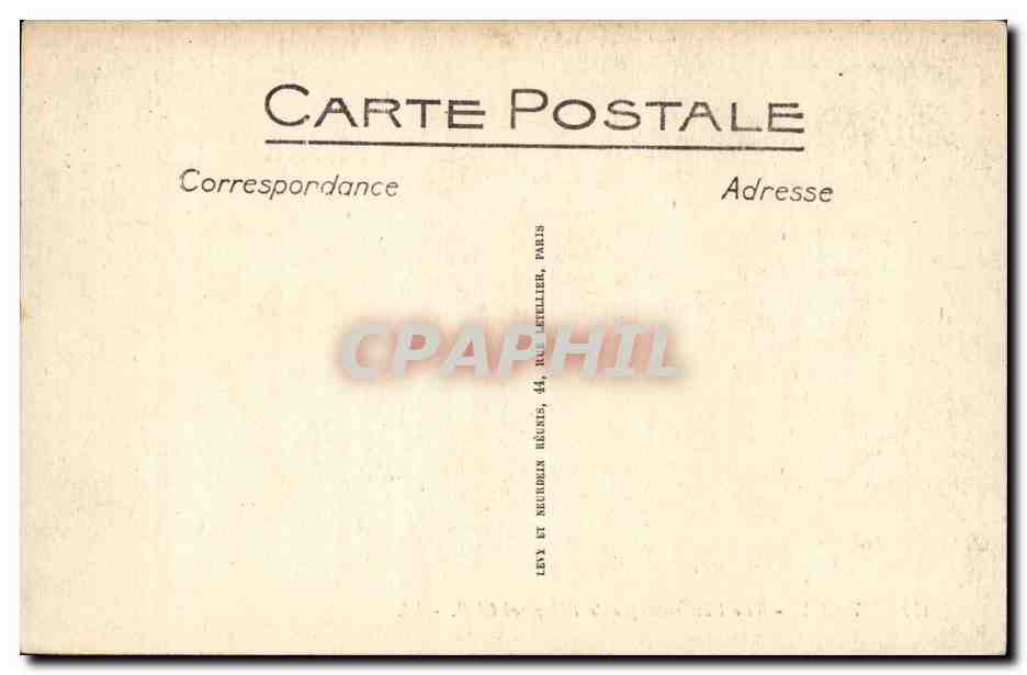 Vichy CPA Vue panoramique de l'hopital civil — Verso