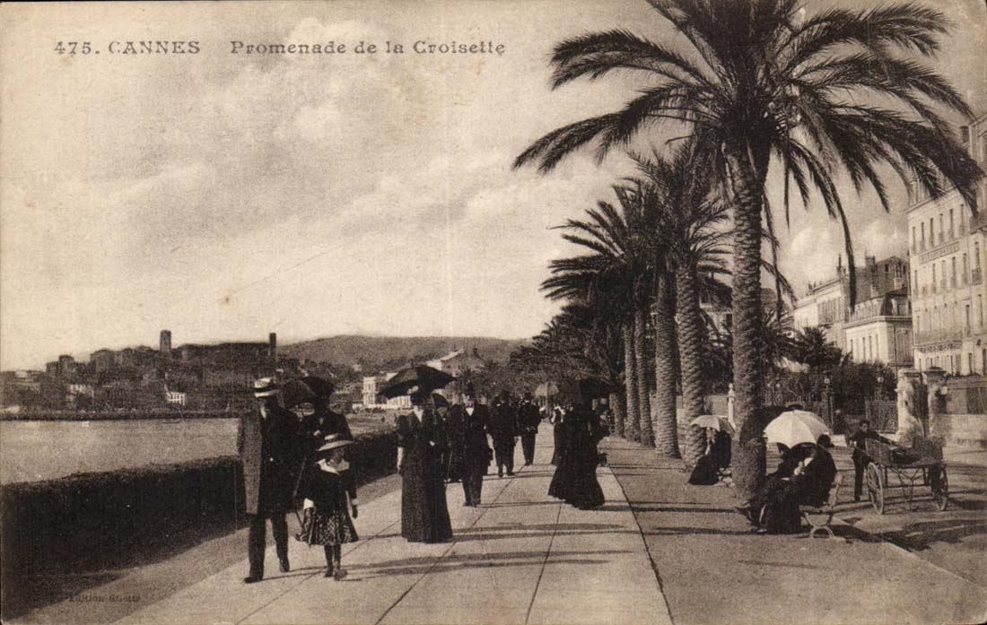 Cannes CPA promenade de la croisette