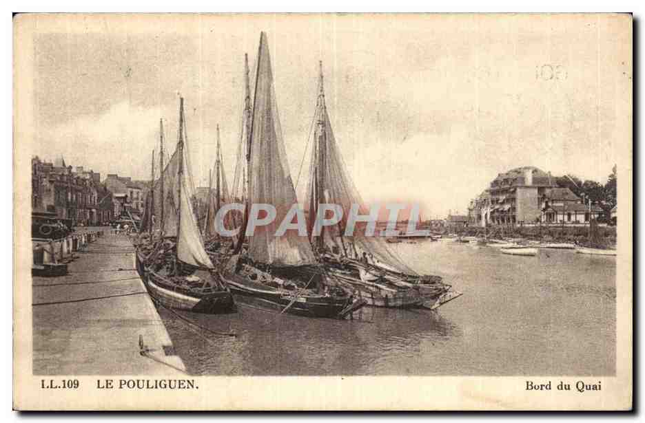 Le Pouliguen CPA Bord du quai