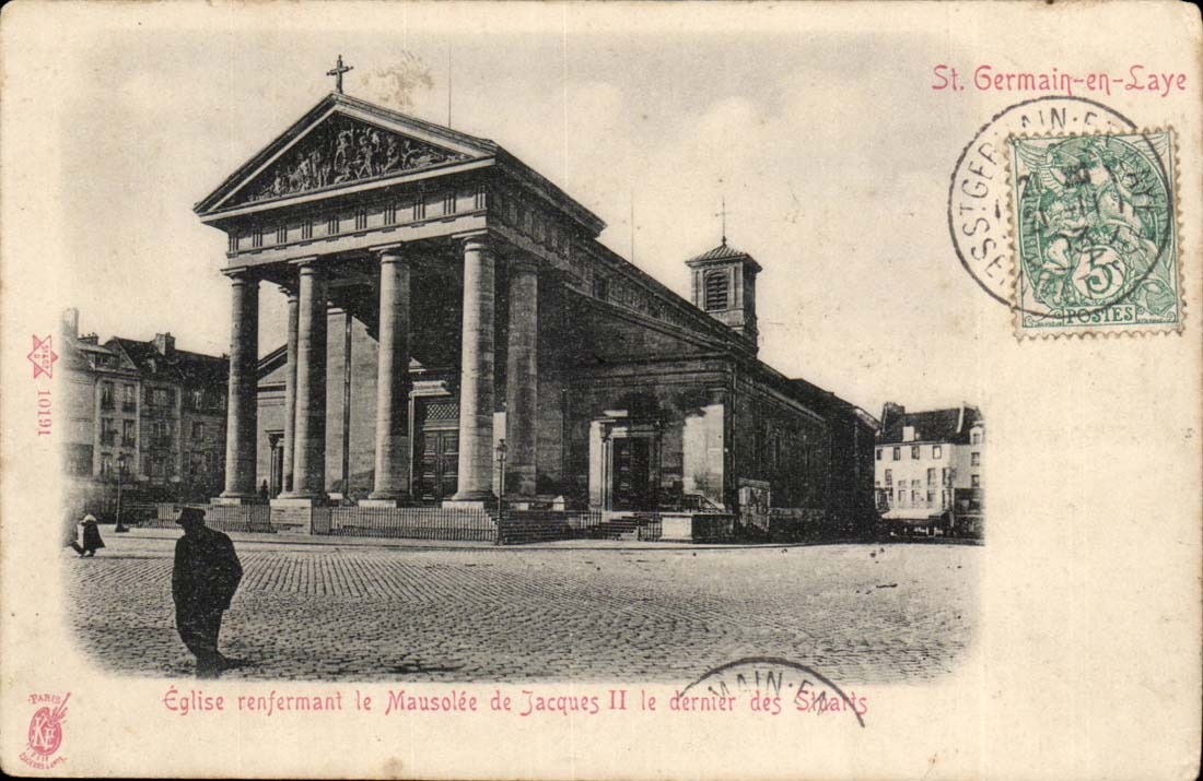 Kirche, die das Mausoleum von James II, dem letzten der Stuarts, beherbergt — St. Germain-en-Laye