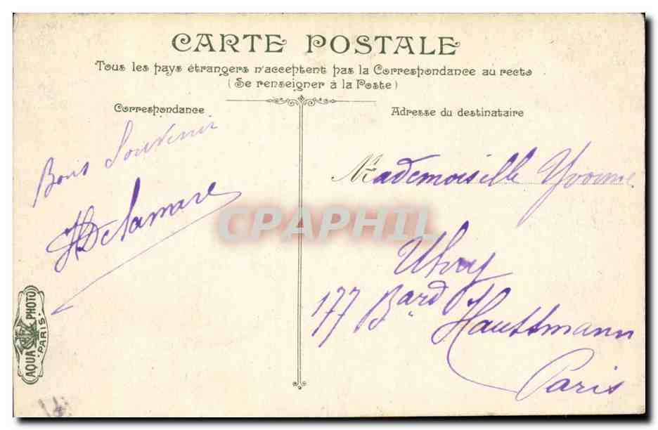Saint-Germain-en-Laye — Les Loges — L.V. & Cie — Verso