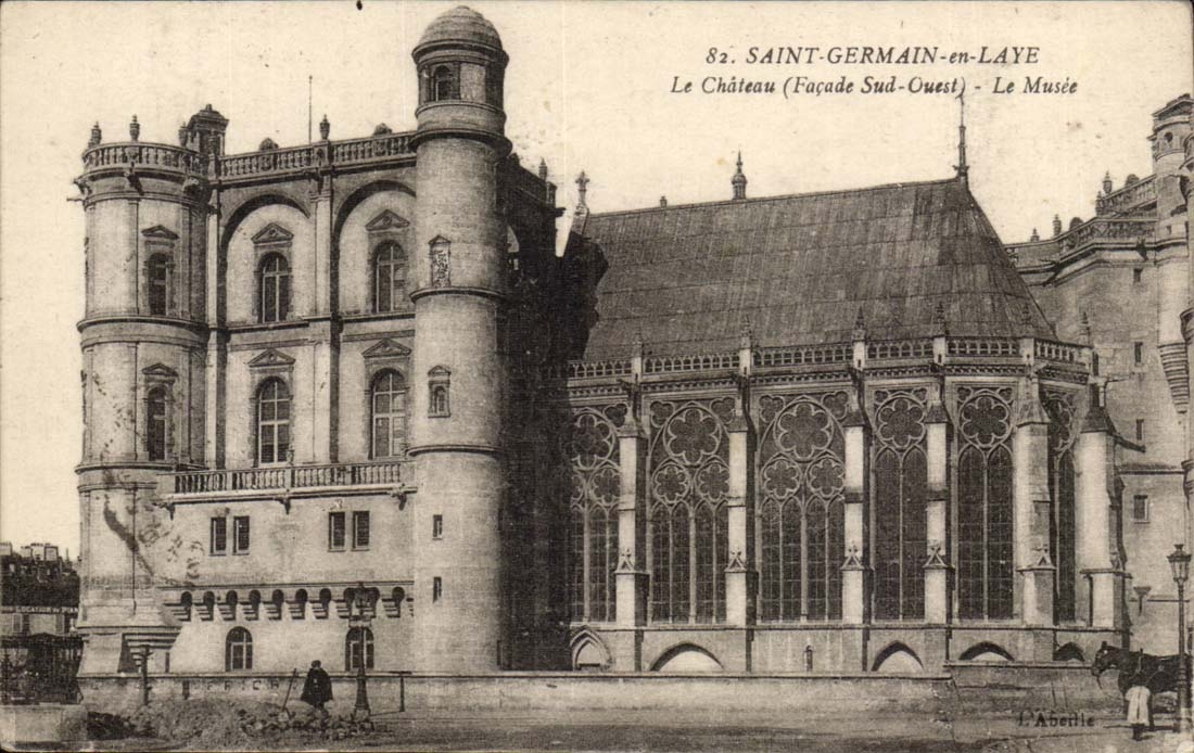 Saint-Germain-en-Laye — Le Château (Façade Sud-Ouest) — Le Musée — L'Abetille