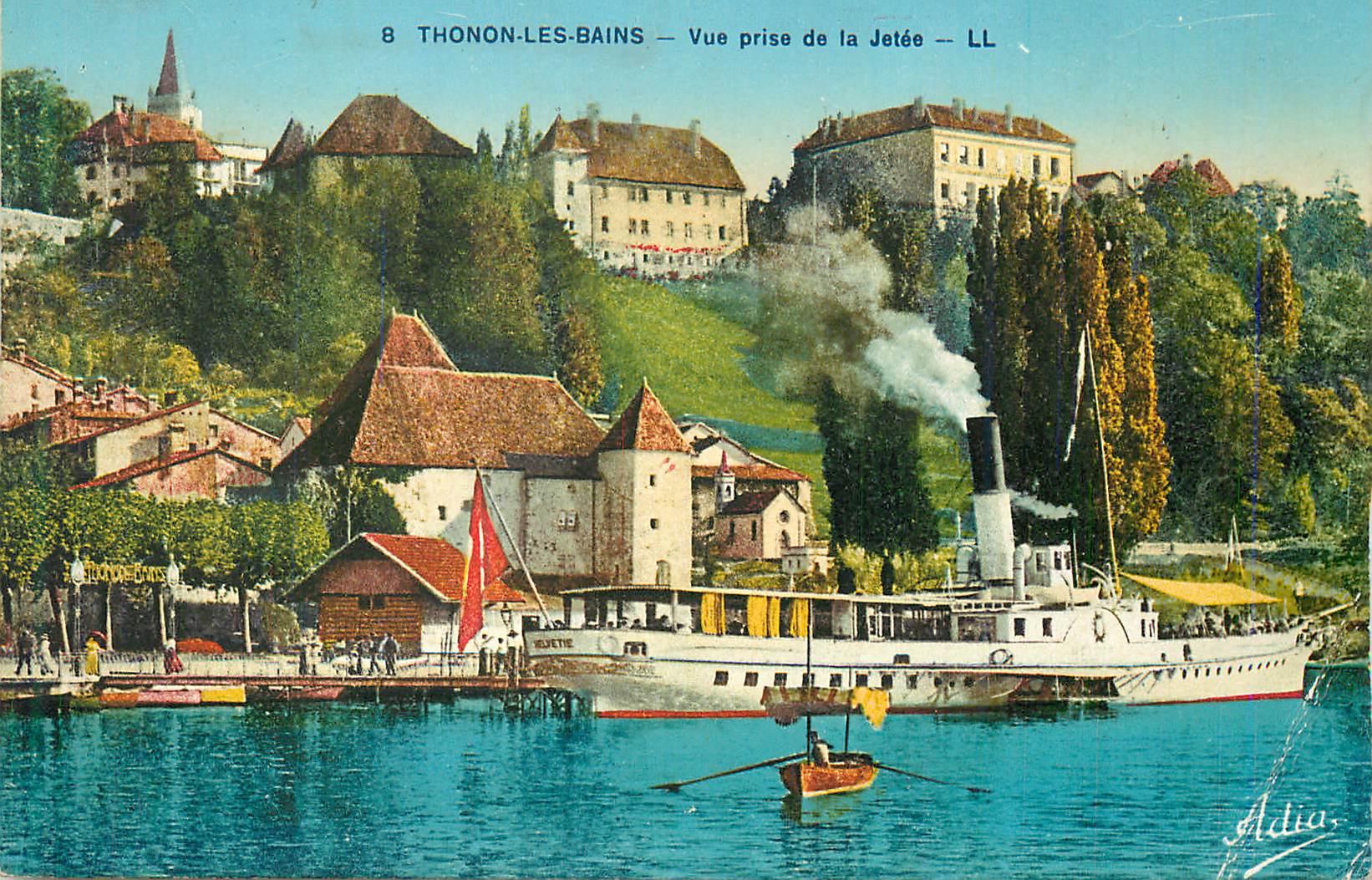 Thonon-les-Bains — Ansicht vom Steg — LL — Adia