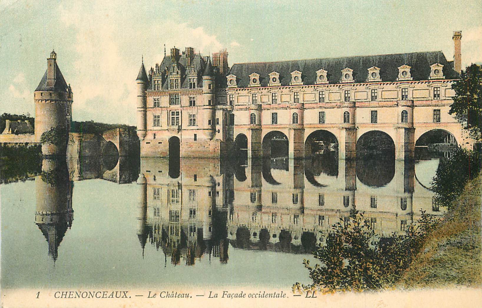 CPA Chenonceaux Le Chateau La Facade Occidentale