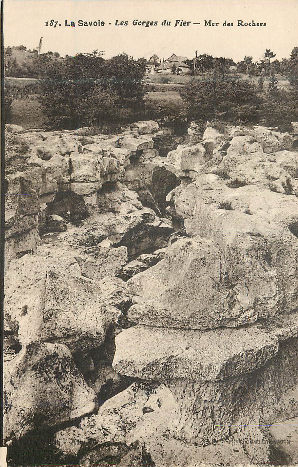 La Savoie - Les Gorges du Fier — Mer des Rochers — n° 187