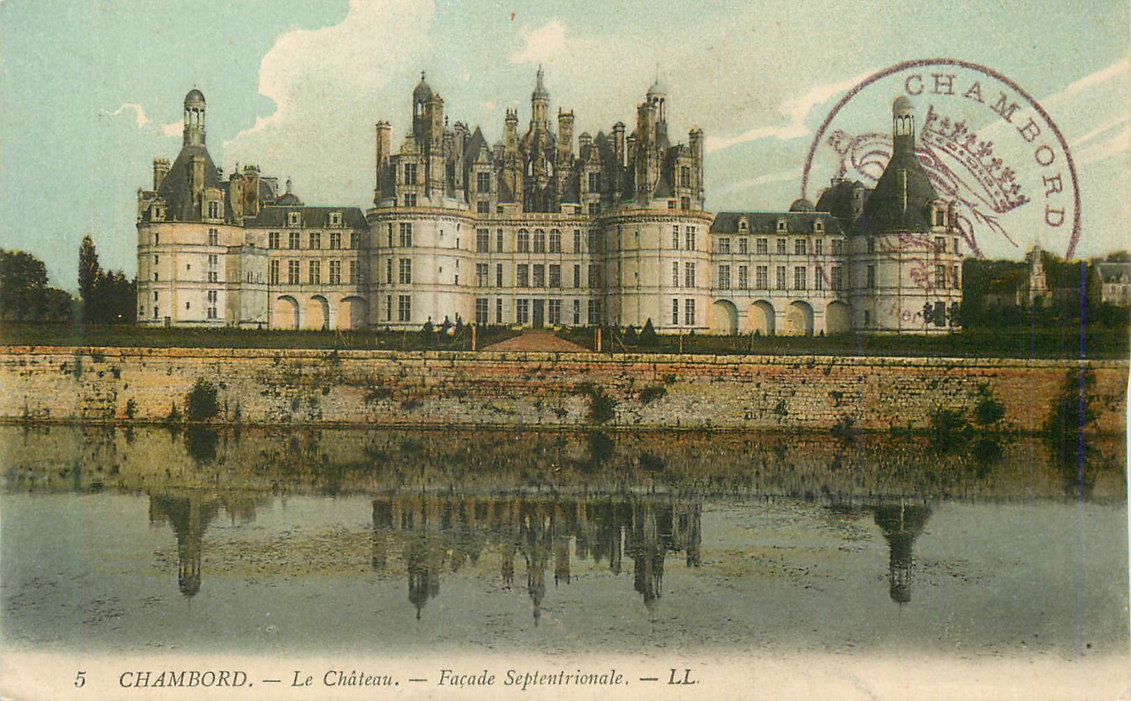 CPA Chambord Le Chateau Facade Septentrionale