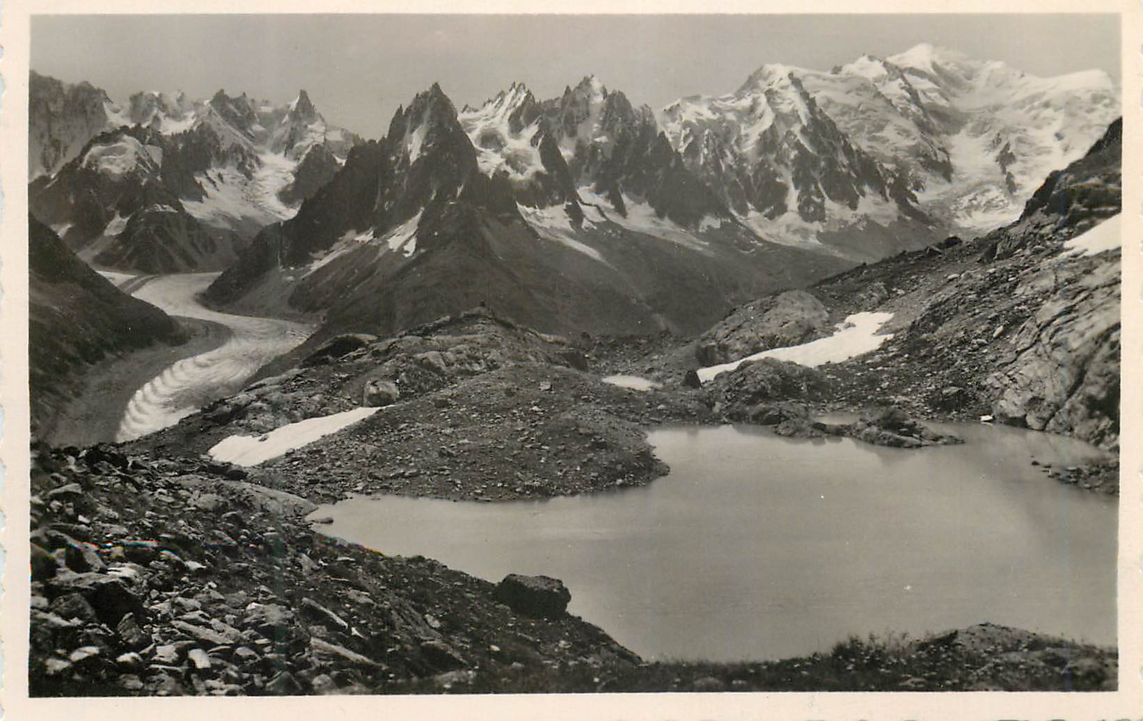 CPM Chamonix Le Lac Blanc et la Chaine du Mont Blanc